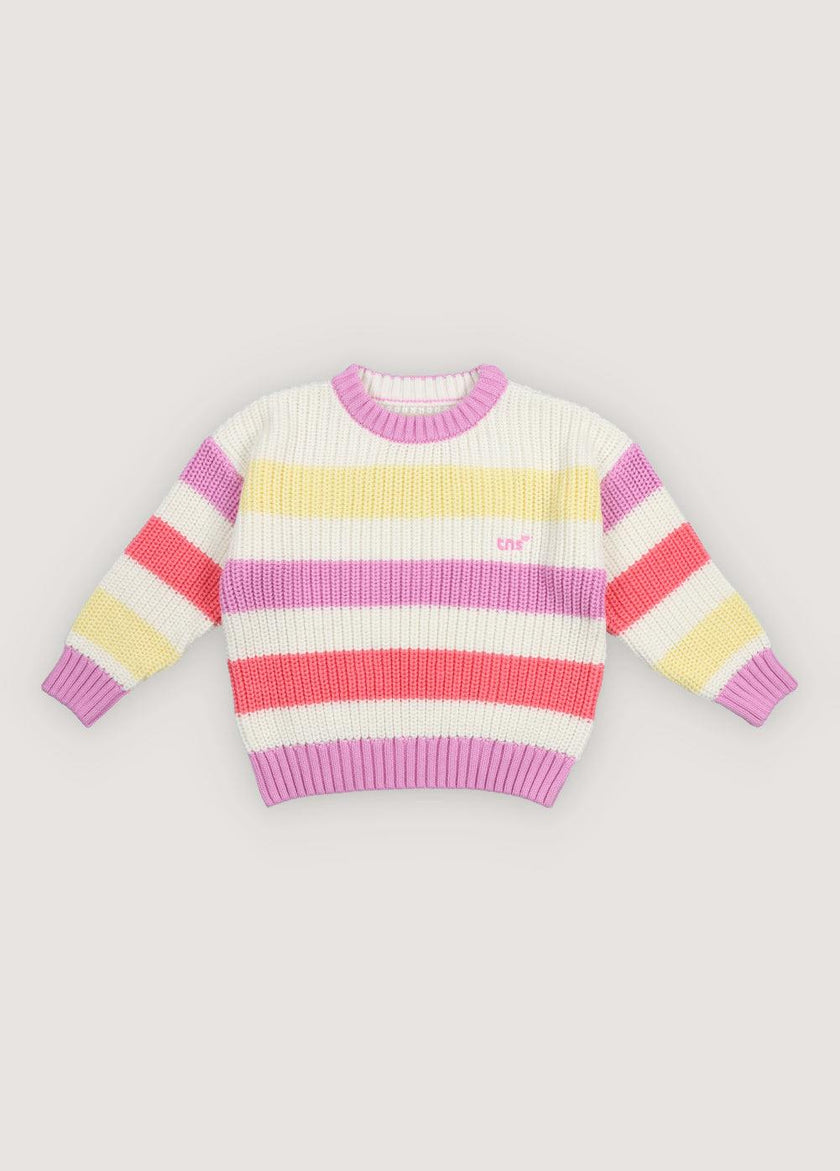 Celosia Jumper Pink Lavander Stripes