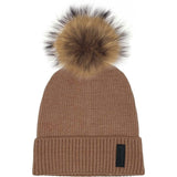 Ribbed Lurex Knit Hat (Snap On Pom Sold Separately)