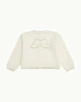 Cassandra Cashmere Angel Wing™ Cardigan - Ivory