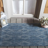 Courtyard August Indoor/Outdoor Rug, Navy
