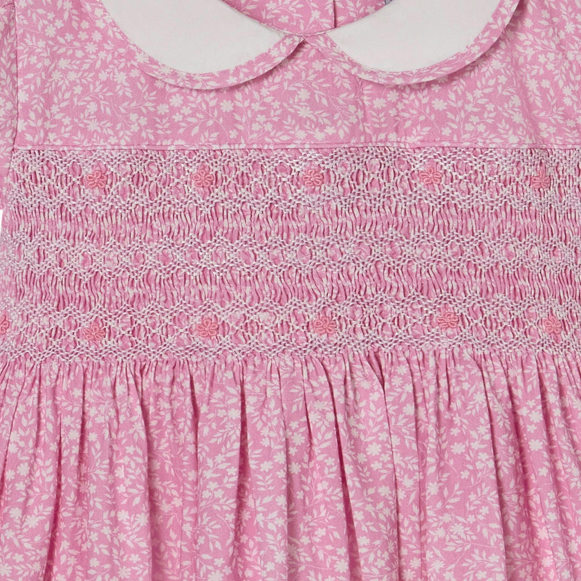 Hand-Smocked Girls Dress - Esme