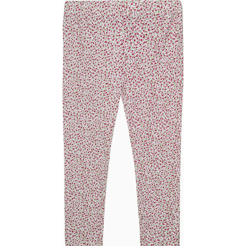 Leggings in Red Cherry Floral