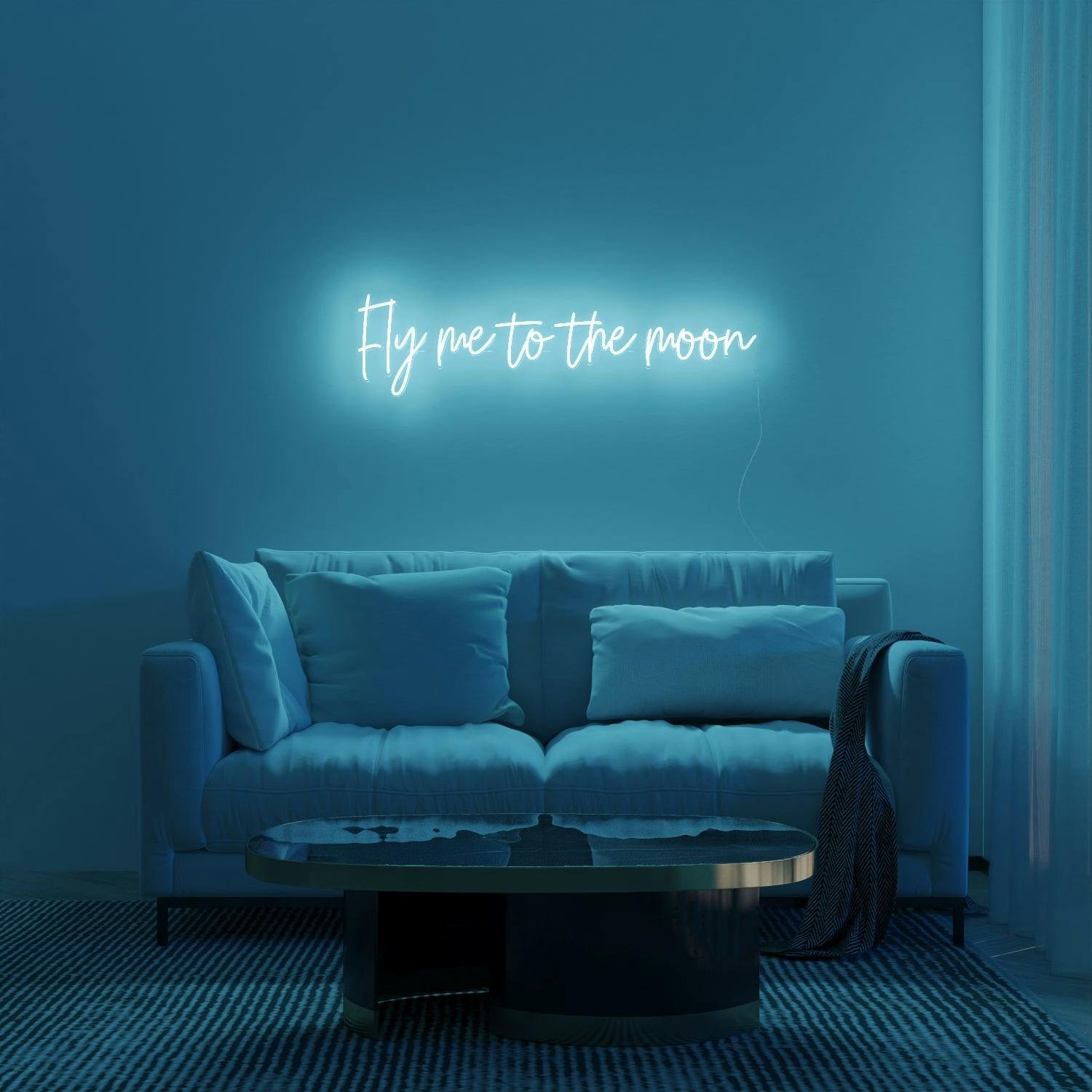 Fly me to the moon - LED neon sign