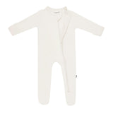 Zippered Footie in Oat