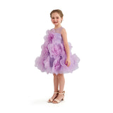 Purple Briellea Embellished Sleeveless Dress