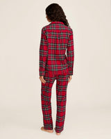 Women's Brushed Twill Pajama Set in Imperial Tartan