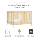 Babyletto Swell 4-in-1 Convertible Crib with Toddler Bed Conversion Kit
