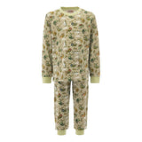 Green Chameleon Print PJ Set