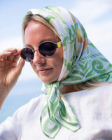 The Valencia - Bandana Square Scarf / Top