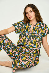 Pajama Pant Set in Guppy
