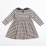 Marina Dress in Navy Stripe