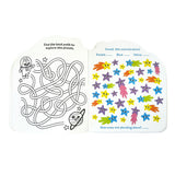 Playful Pages Activity Book - Games Coloring Stickers - Pets in Space