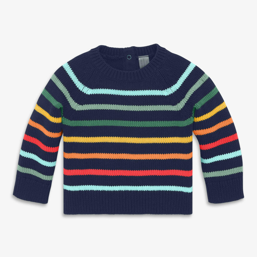 Baby rainbow stripe sweater