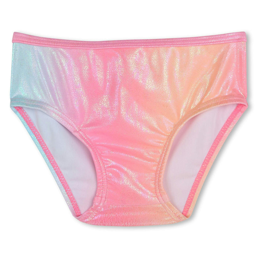 Multicolor Ombre Bow Bikini