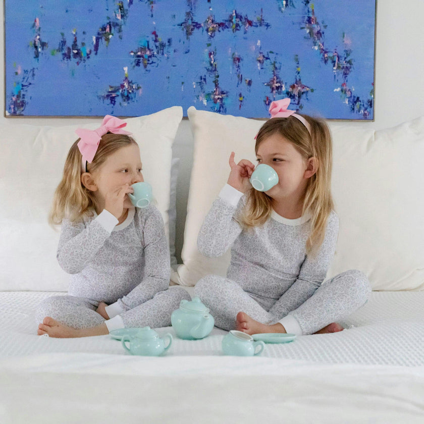 Ava Girls' Pajama Pant Set - Garden Soiree
