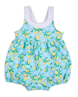 Lemon Print Bubble Bottom Swimsuit