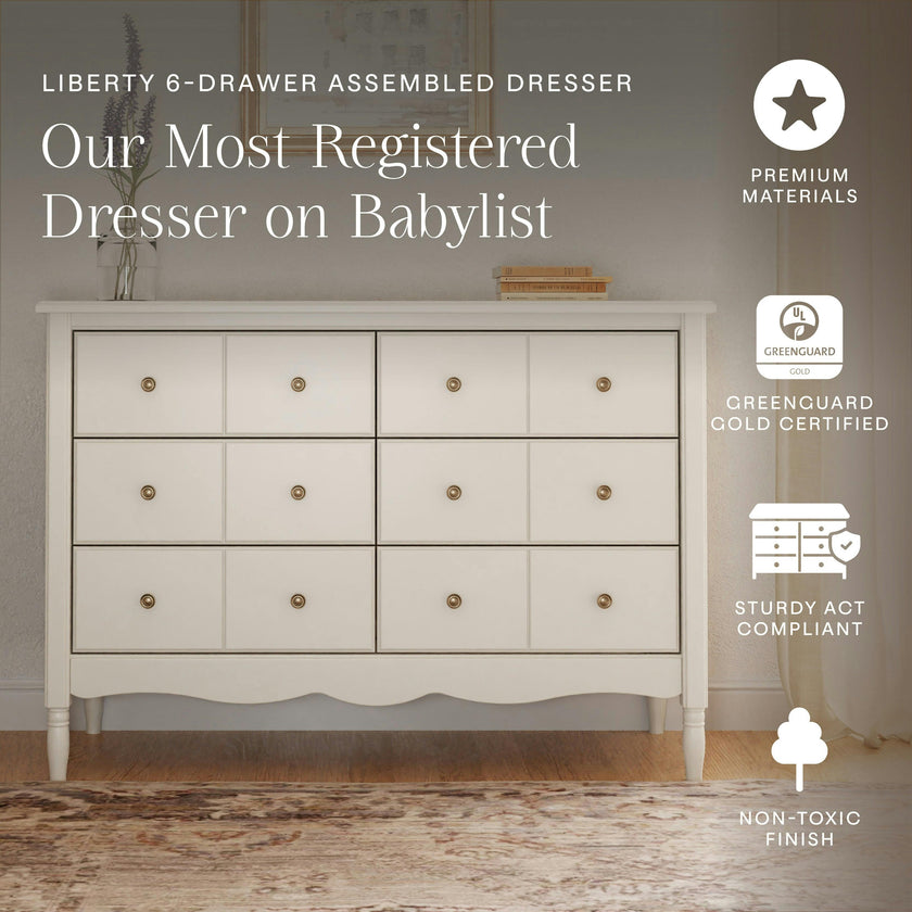 Namesake Liberty 6-Drawer Assembled Dresser