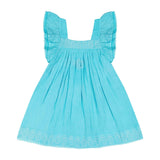 Serena Girls Tassel Dress Pool Embroidery, Pool Embroidery