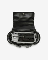 Nova Eco Compact Changing Bag Black Quilted Faux Leather