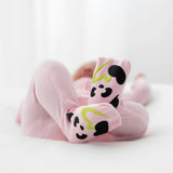 Blush Pink Bamboo Convertible Footie