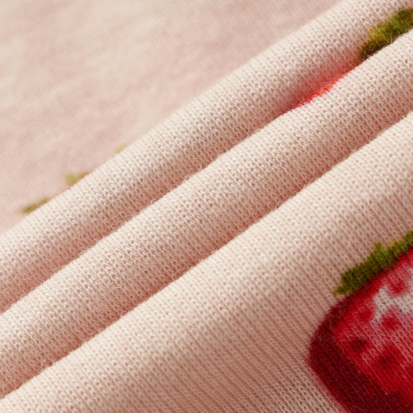 Strawberry Organic Cotton Short Sleeve One Piece