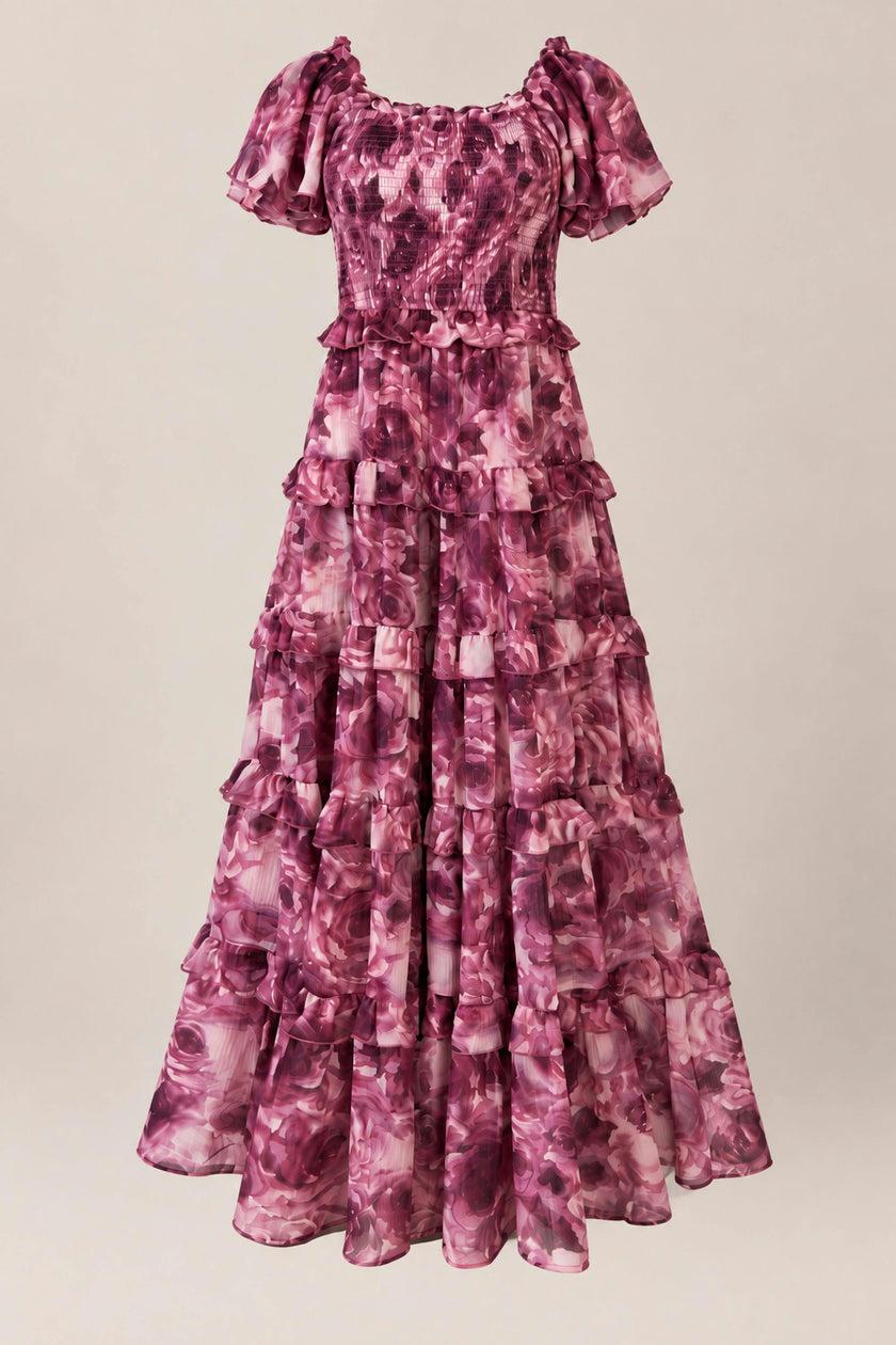 Winnie Dress in Dreamy Roses