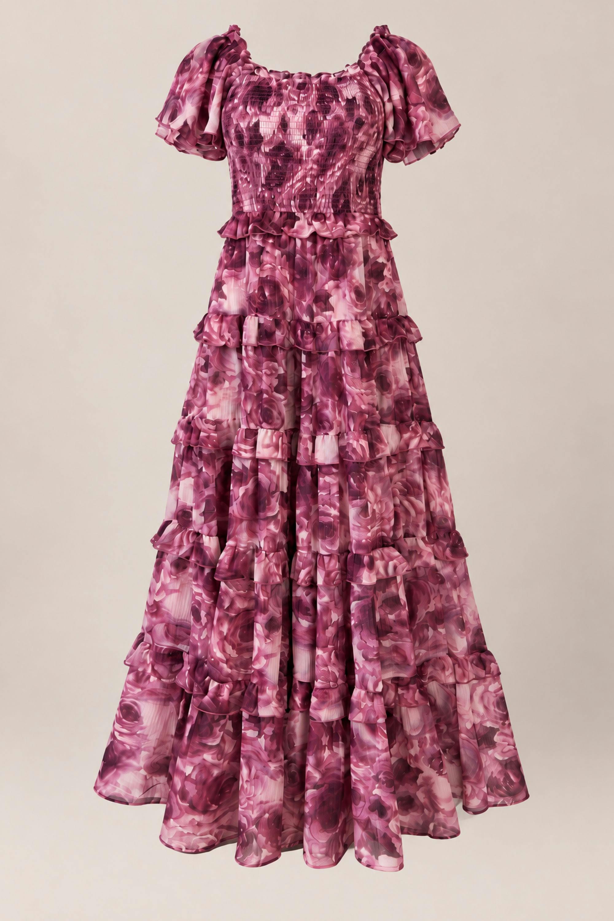 Winnie Dress in Dreamy Roses