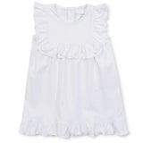 Piper Girls' Dress - White