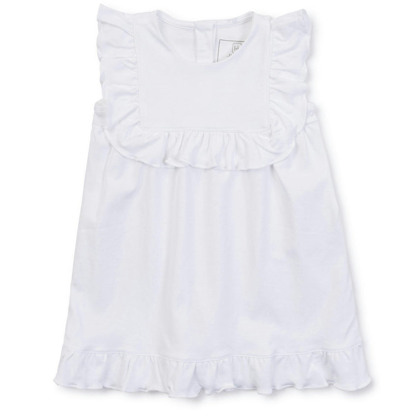 Piper Girls' Dress - White