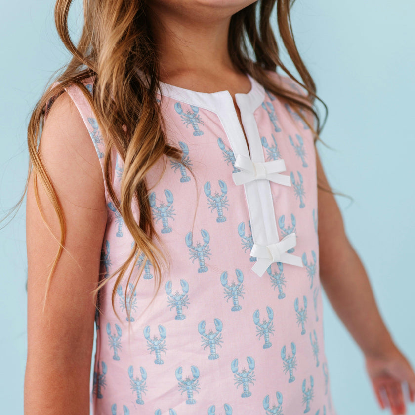 Pastel Pincers Shift Dress
