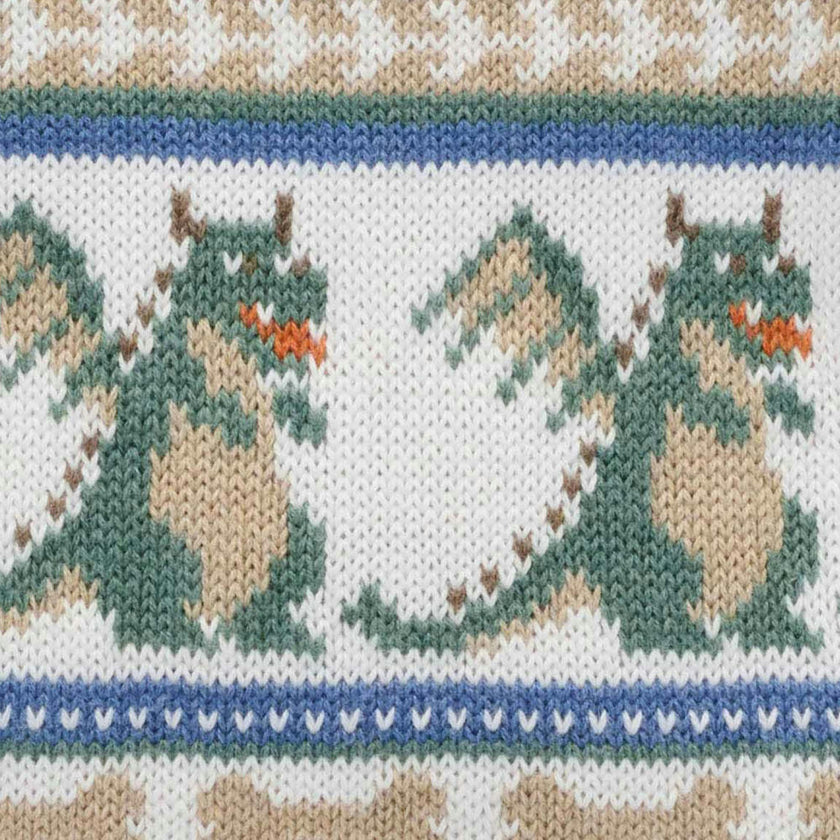Dragon Fairisle Jumper Dragon Jacquard