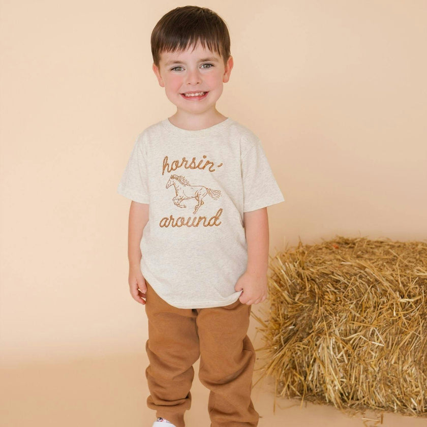 Horsin' Around Western Short Sleeve T-Shirt