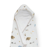 Infant Hooded Towel - Party Animals