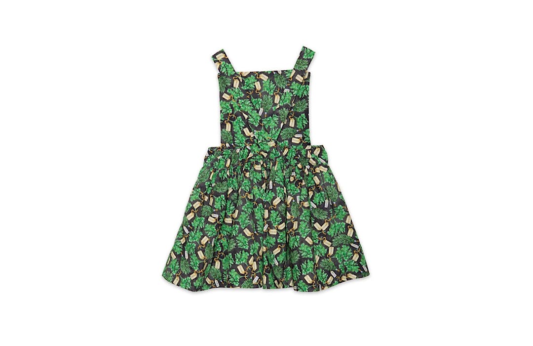Pinafore Dress in Herbs