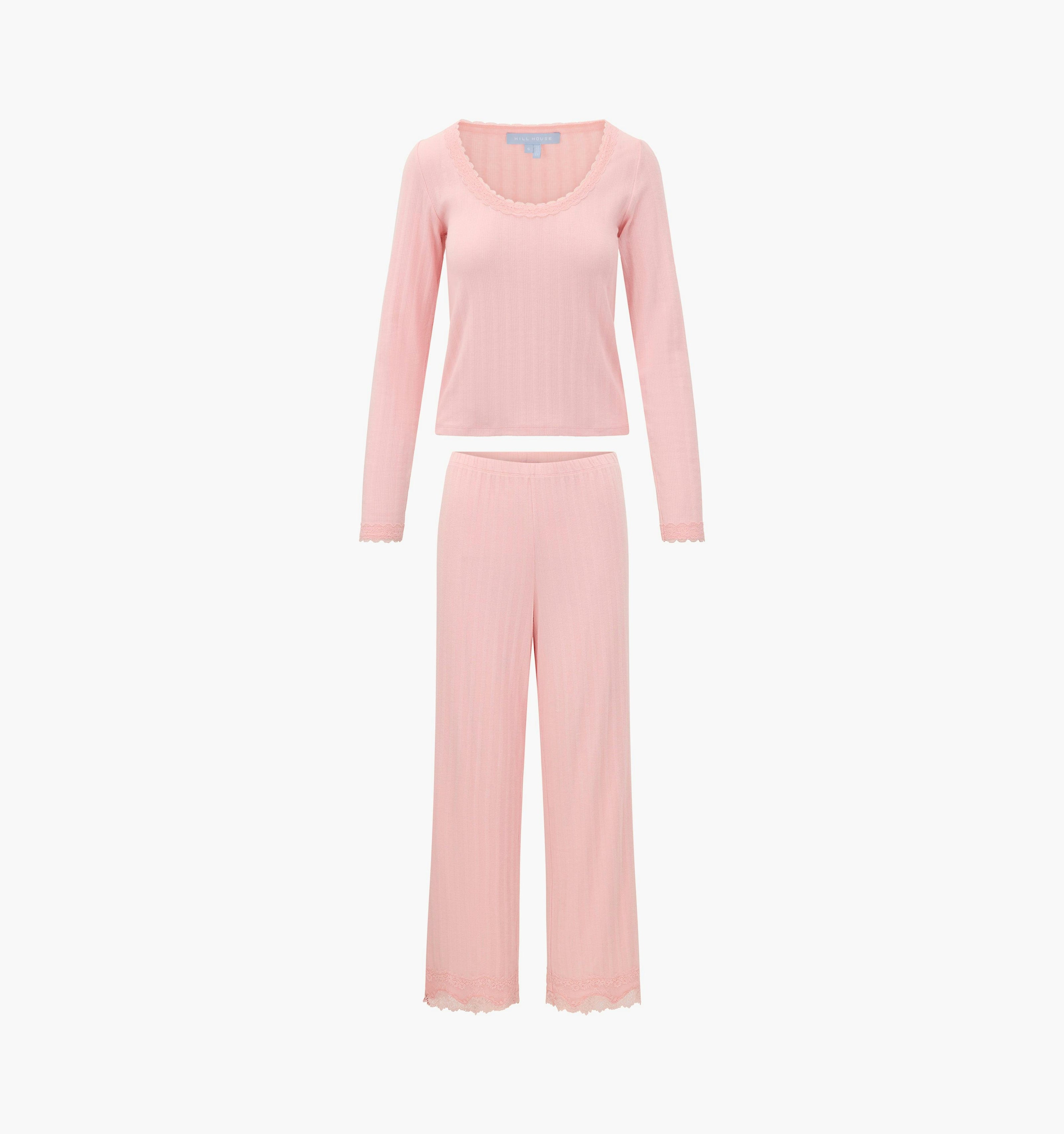 The Filippa Pointelle Pajama Set - Ballet Pink