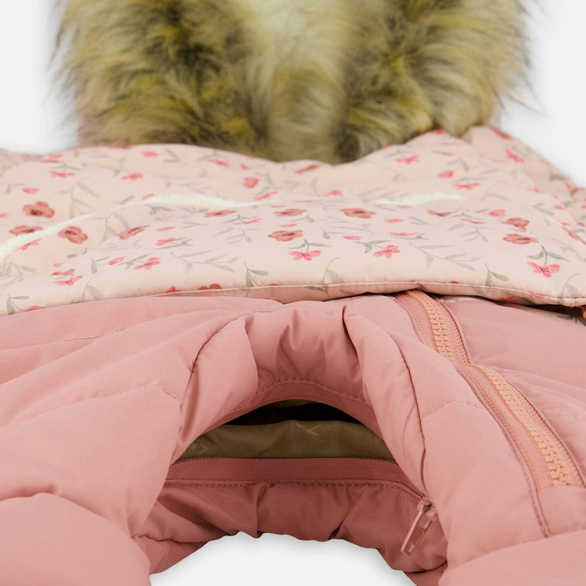 One-Piece Baby Snug Snowsuit Designed for Car Seat