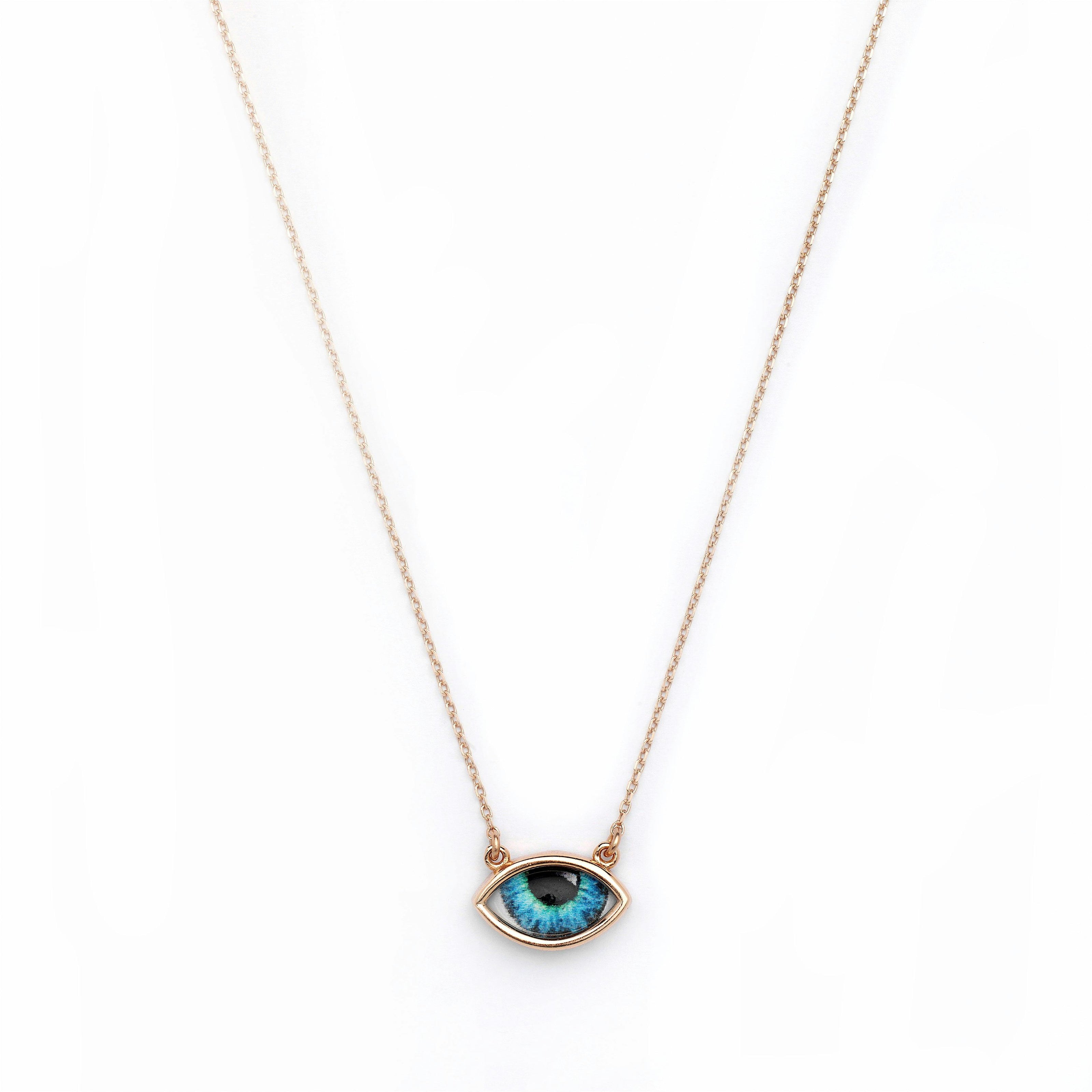 Kids Mikki Blue Eye Necklace
