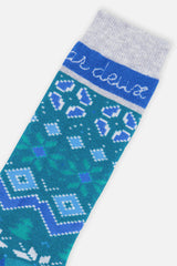 Ski Socks Dark Turquoise