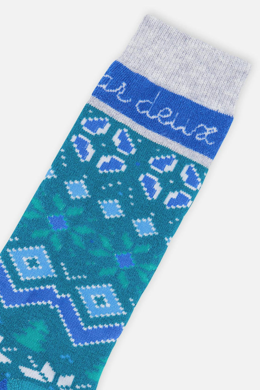 Ski Socks Dark Turquoise