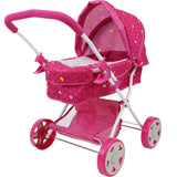 Garden Pram N Doll Set - 14" Baby Doll & Folding Pram Set