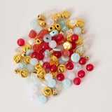 Yes, Beach! Gold Toned Alphabet Bead DIY Jar