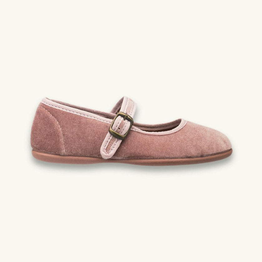 Isa Velvet Mary Jane | Pink