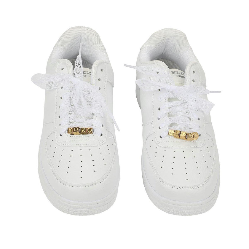 XOXO Shoe Lace & Charm Set