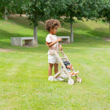 Wooden Doll Stroller for Dolls up to 15"