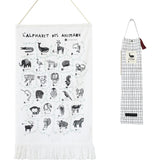 Animal Alphabet Printed Tapestry