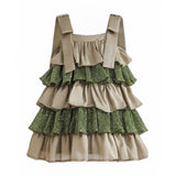 Green Bellamy Ruffle Sequin Dress