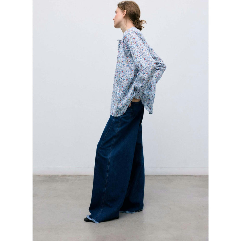 TNS Denim Extra Wide Woman Pant Indigo Denim