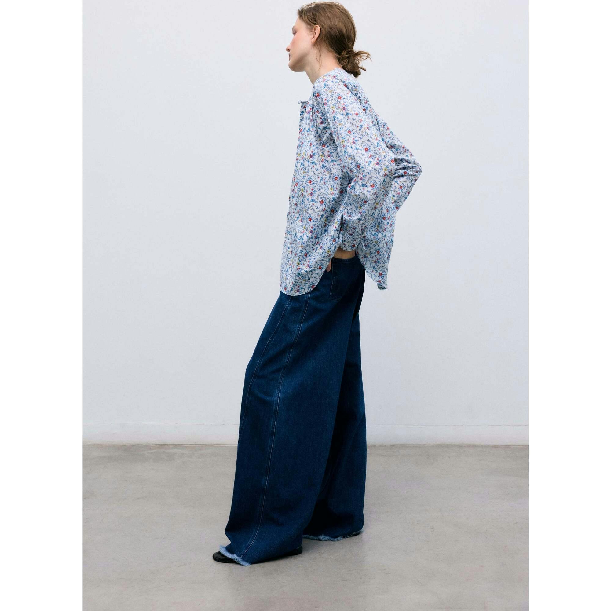 TNS Denim Extra Wide Woman Pant Indigo Denim