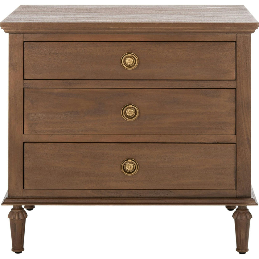 Lisabet 3 Drawer Nightstand