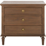 Lisabet 3 Drawer Nightstand